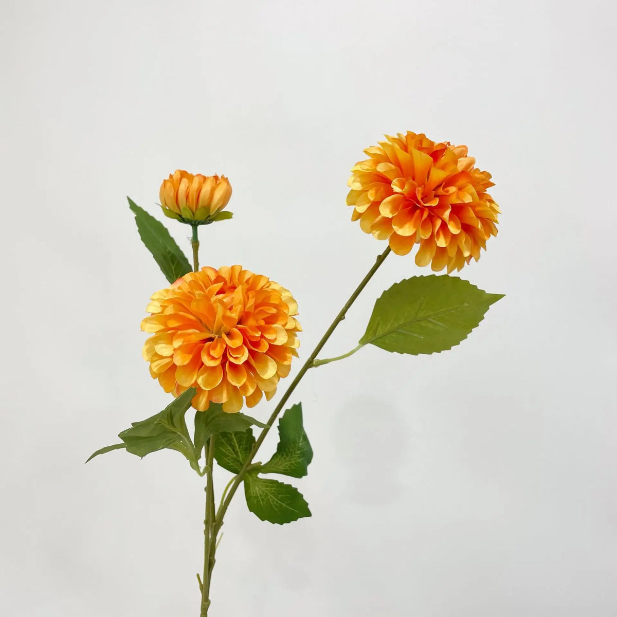 Bouquet fleurs artificielles dahlia rose blanc vert violet orange décoration mariage anniversaireintérieur