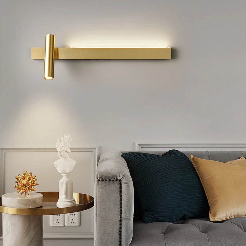 applique murale moderne led sources lumineuses éclairage chambre entrée étude