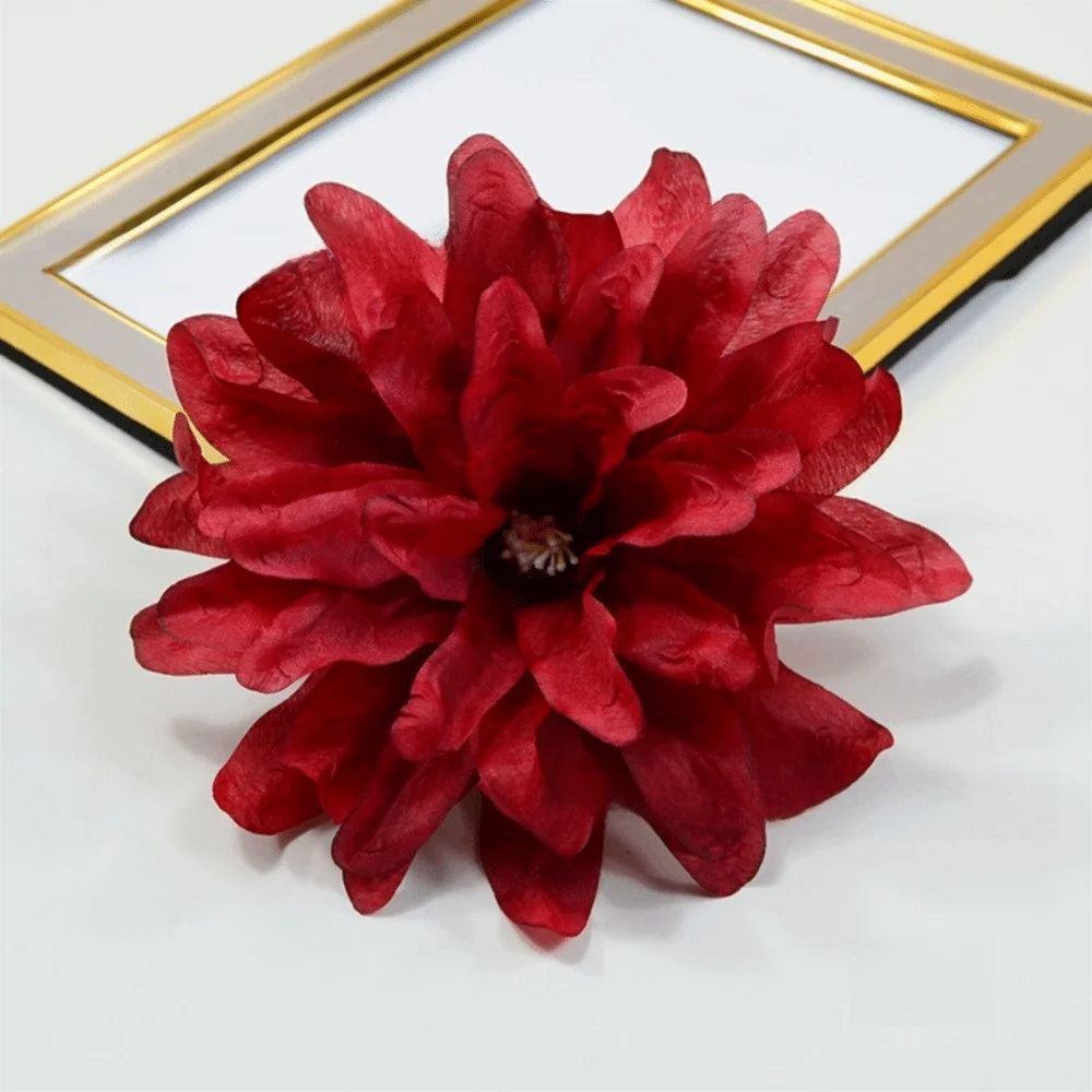 fleurs artificielles rouge bleu beige blanc orange rose violet modernes décoration intérieure boîte 15cm