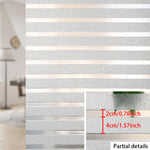 store volets blanc rayures horizontales moderne isolation thermique uv protection DIY