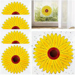 pièges insectes fleur tournesol adhésifs fenêtre transparents jaune rouge blanc marron utilitaires décoratifs