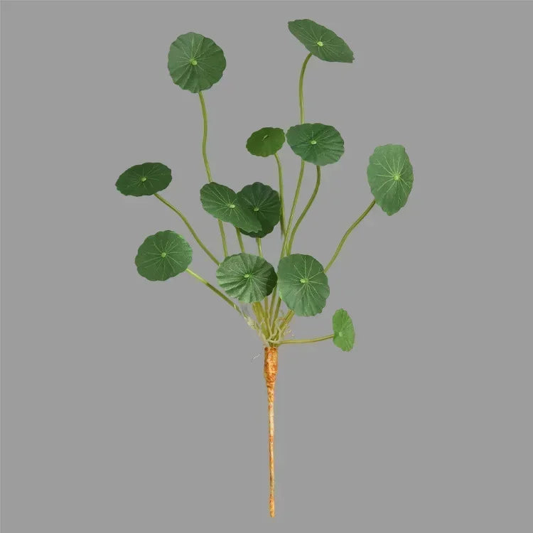 feuilles eucalyptus artificielles vase transparent feuilles texturées nervures visibles deco zen minimaliste