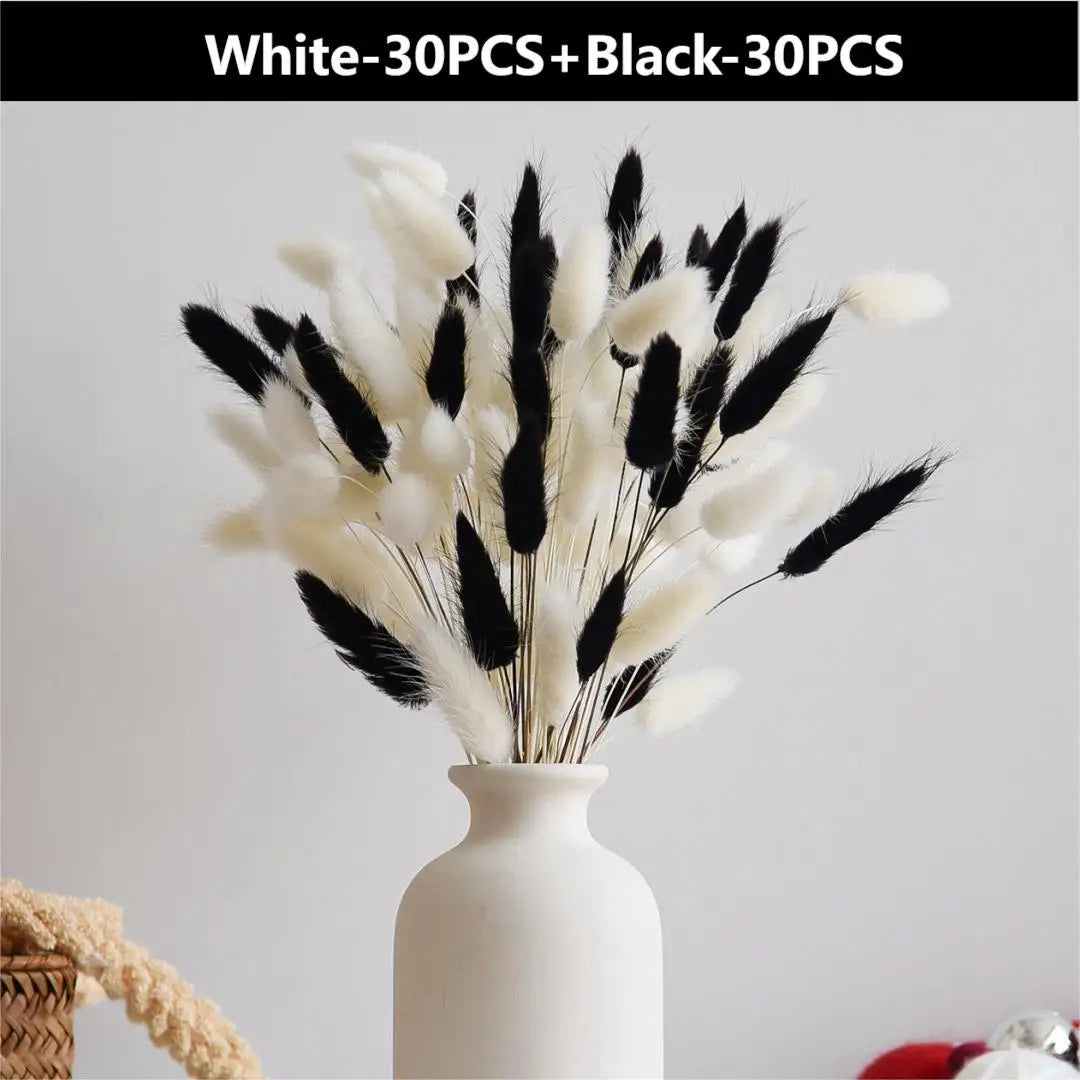 décoration naturelle plumes séchées blanches douces rustique anniversaire mariage deco maison