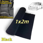 tapis sol extensible voiture noir anthracite graphite moderne 1x2m uni opacité