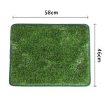 tapis herbe artificielle vert moderne chiens réutilisable lavable sans odeurs drainage intérieur