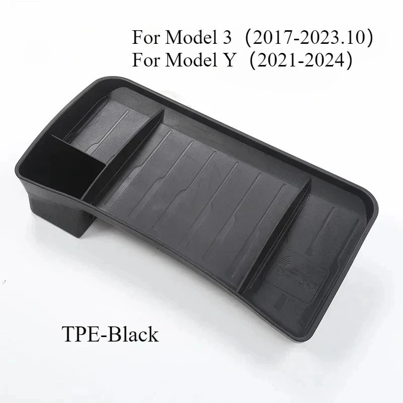 organisateur voiture compartiments tpe noir gris moderne utilitaire documents lunettes écran mouchoirs