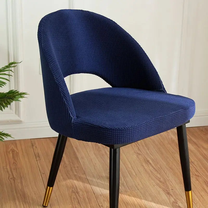 chaise moderne tissu petits points rose clair vert menthe bleu marine beige clair jaune