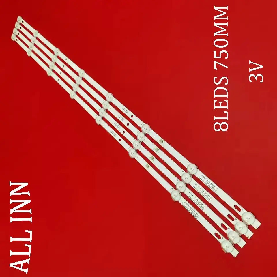 bande rétroéclairage led 3v 750mm leds blanc moderne transparent