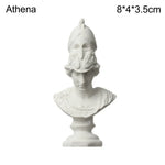 buste sculptural résine blanc détails antiques classiques décoration intérieure alexander beethoven athena chopin