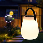 lampe solaire rechargeable led blanc moderne poignée panneau solaire usb ip65 abs