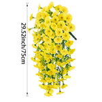 guirlande artificielle fleurs modernes rouge violet jaune rose blanche mariage anniversaire extérieur