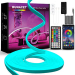 bande led néon rgb flexible décoration intérieure éclairage personnalisable bluetooth