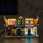 miniature building vert gris marron noir classique fenêtres portes balcons đèn led clips architectural