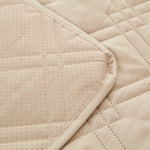 protège lit imperméable anti dérapant gris motif géométrique moderne tapis pliant lit polyester qualité