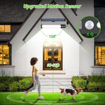 lampe solaire capteur mouvement camping extérieure murale étanche contemporaine jardin sécurité patio led rechargeable