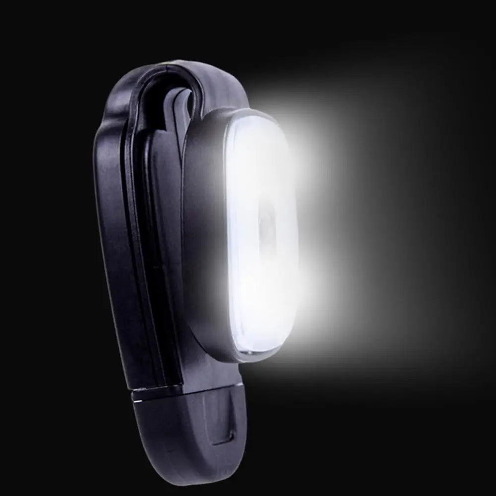 lampe frontale led rechargeable usb clip étanche noir blanc moderne pratique