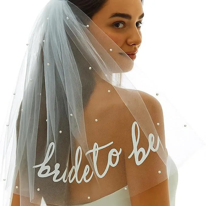 voile tulle bride to be blanc argenté transparent mariage décoration événement festif