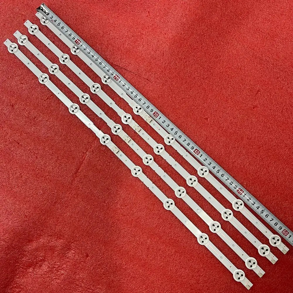 bandes rétroéclairage led téléviseur argenté noir blanc modernes fixations 60mm