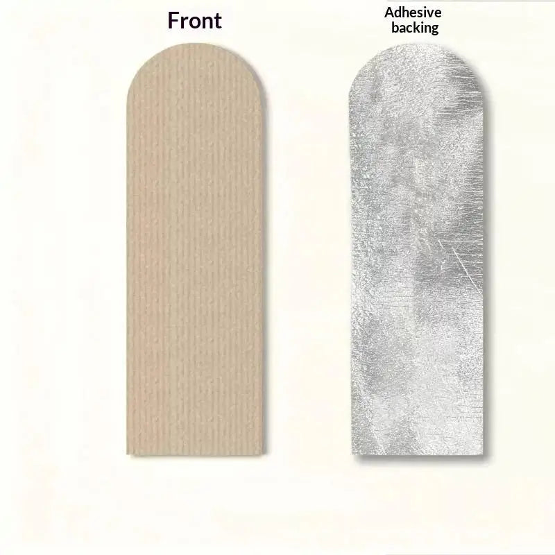 protecteur mur chat adhésif rayures verticales blanc beige moderne