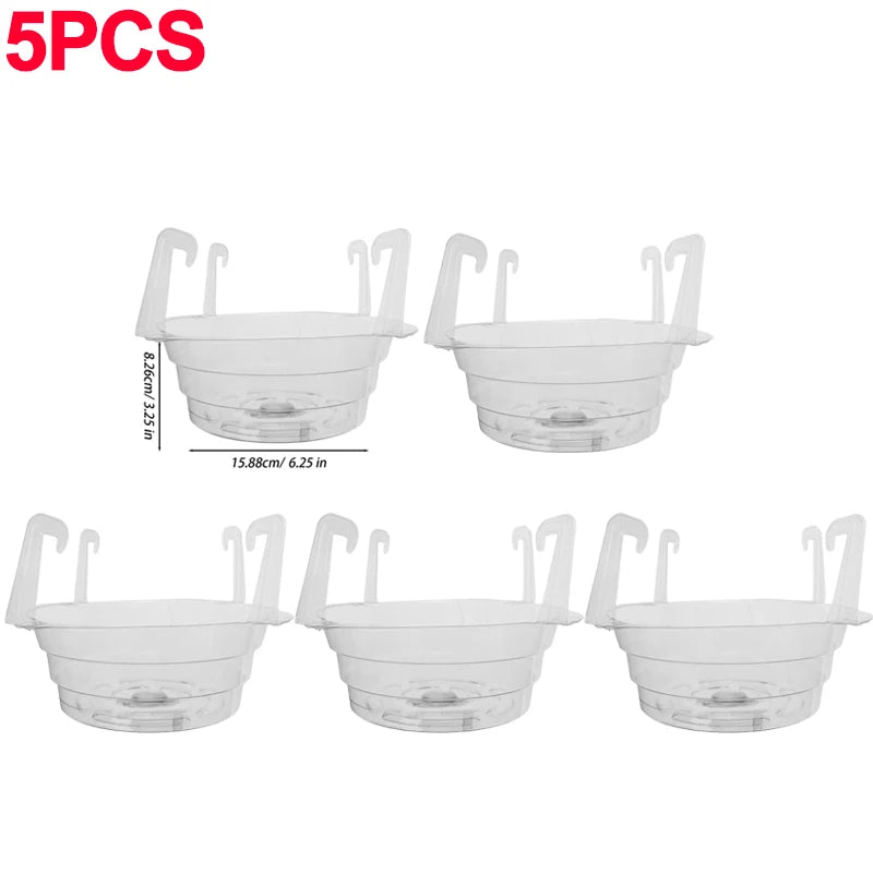 support plante suspendue transparent moderne rainuré chaîne métallique jardin décoration fleur