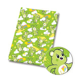 tissu polyester coton 140x50cm dessin animés ours arc ciel étoiles enfant patchwork couture rideaux