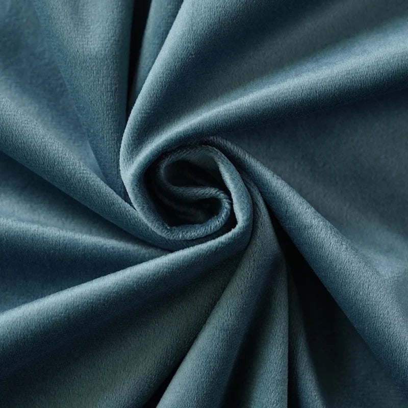 tissu velours polyester largeur 155cm couleurs vert beige rose bleu jaune uni opaque moderne