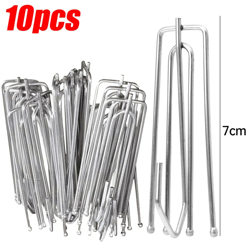 pinces rideaux moderne argentées métal résistant rouille 100pcs accessoire draperie fenêtre