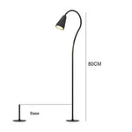 lumière solaire led moderne noire ip65 extérieure autonome basse consommation 5w minimaliste