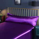 taies d'oreiller polyester uni bleu marine rose pâle blanc noir simples modernes respectueux environnement