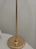 lampe table dorée strass élégante chaînettes pendantes classique base solide festive anniversaire mariage
