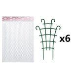 support plante grimpante vert grille rectangulaire moderne adhésif jardin extérieur fixations barreaux horizontal vertical