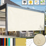 voile soleil beige uni moderne 5m 4m anti uv étanche pergola jardin