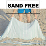 serviette plage coton rayée bleu clair rose vert moderne rapide absorption machine