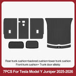 tapis sol voiture tesla model noir rayures horizontales moderne résistants lusure 10pcs sets