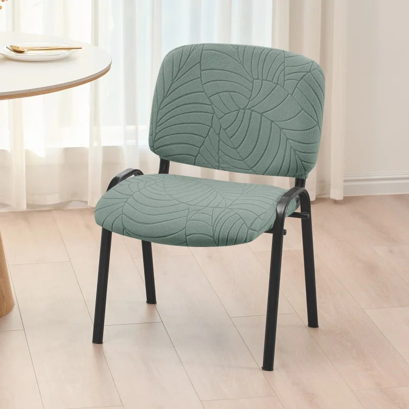 housses chaise polyester jacquard rayures modernes couverture chaise banquet gris clair ajustable protégeant universel
