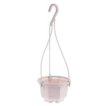 pots suspendus rouge blanc moderne crochet plastique jardin balcon orchidée