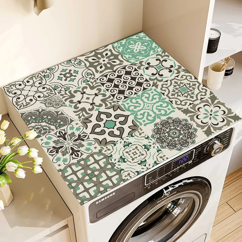 tapis séchage vaisselle cuisine gris moderne antidérapant étanche caoutchouc table plan travail