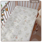 drap bébé couverture panda points sapins élastique simple beige uni coton respirant lit enfant