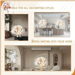 bouquet fleurs séchées naturel pampas blanc beige rustique décoration maison mariage anniversaire party