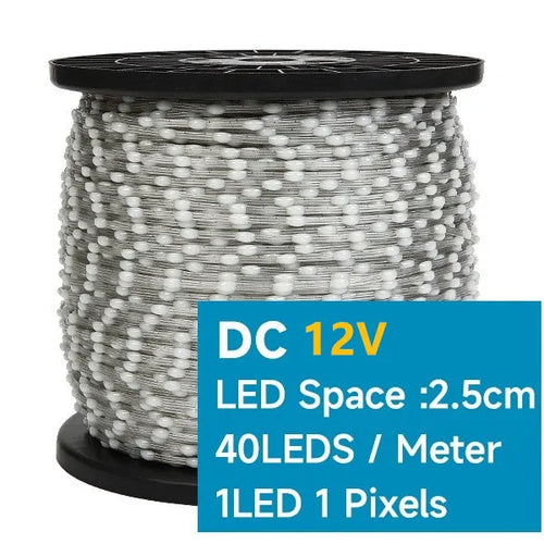 ruban led multicolore programmable 12v découpable connecteurs décoration intérieure moderne festive