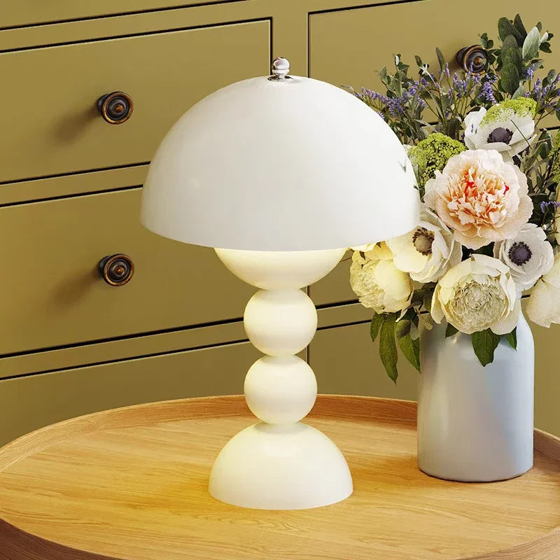 Lampe de table fleur moderne avec éclairage chaud