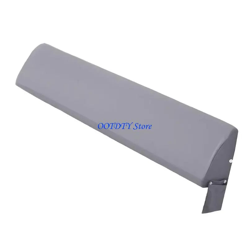 oreiller mousse mémoire forme cale literie tissu polyester blanc gris moderne minimaliste boucle attaches