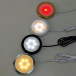 éclairage led spot or noir blanc câble usb boîtier contrôle moderneintérieur camping car caravane