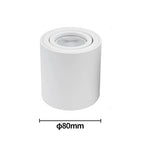 Spot moderne noir réglable led angle 30° autonome vis minimaliste