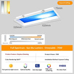 lampe led moderne bleu transparente aluminium salle bain chambre cuisine