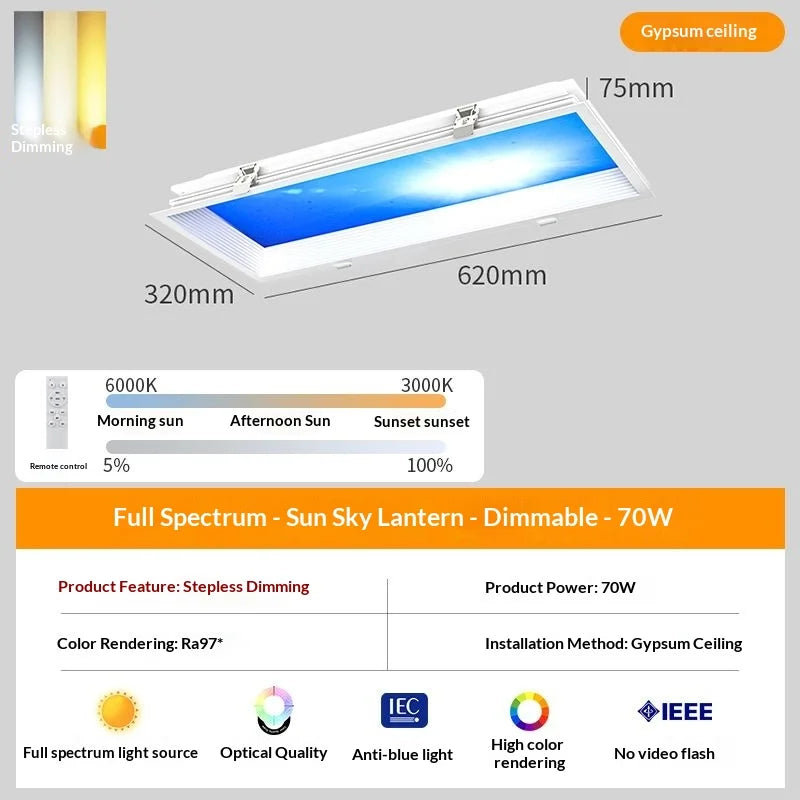lampe led moderne bleu transparente aluminium salle bain chambre cuisine