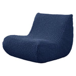 Housse fauteuil moderne crème texture relief lavable 30x60x70cm