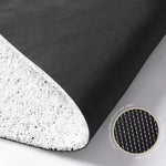 tapis d'entrée antidérapant pvc chatons lunettes moderne come in vert gris