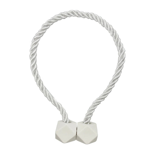 boucles rideau moderne beige marron noir blanc tissu coton finement tressé minimaliste