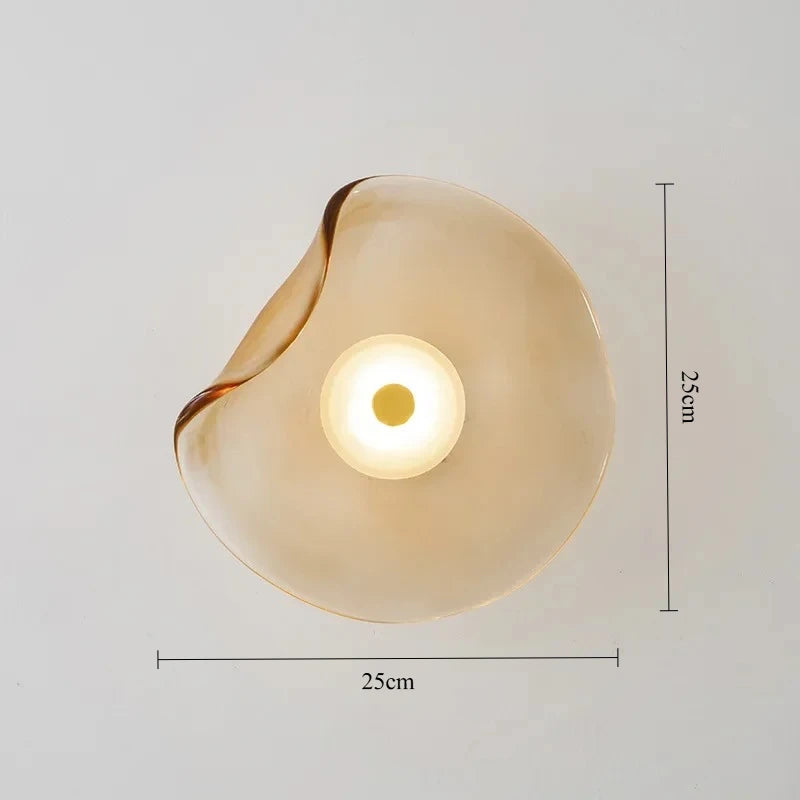 applique murale led blanc translucide moderne fixations vase fleurs tableaux